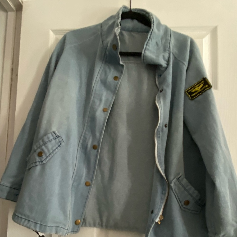 Over sized Jean jacket